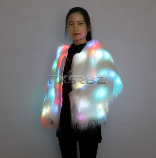 Shiny Overcoat Winter Warm